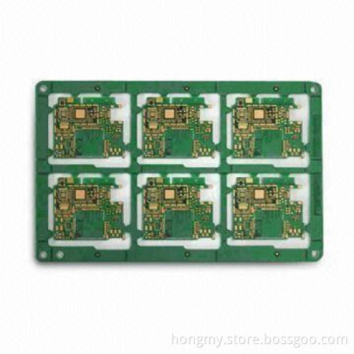 PCB with Green Solder Mask, Made of FR4 Material